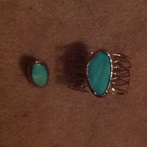 Matching bracelet and ring